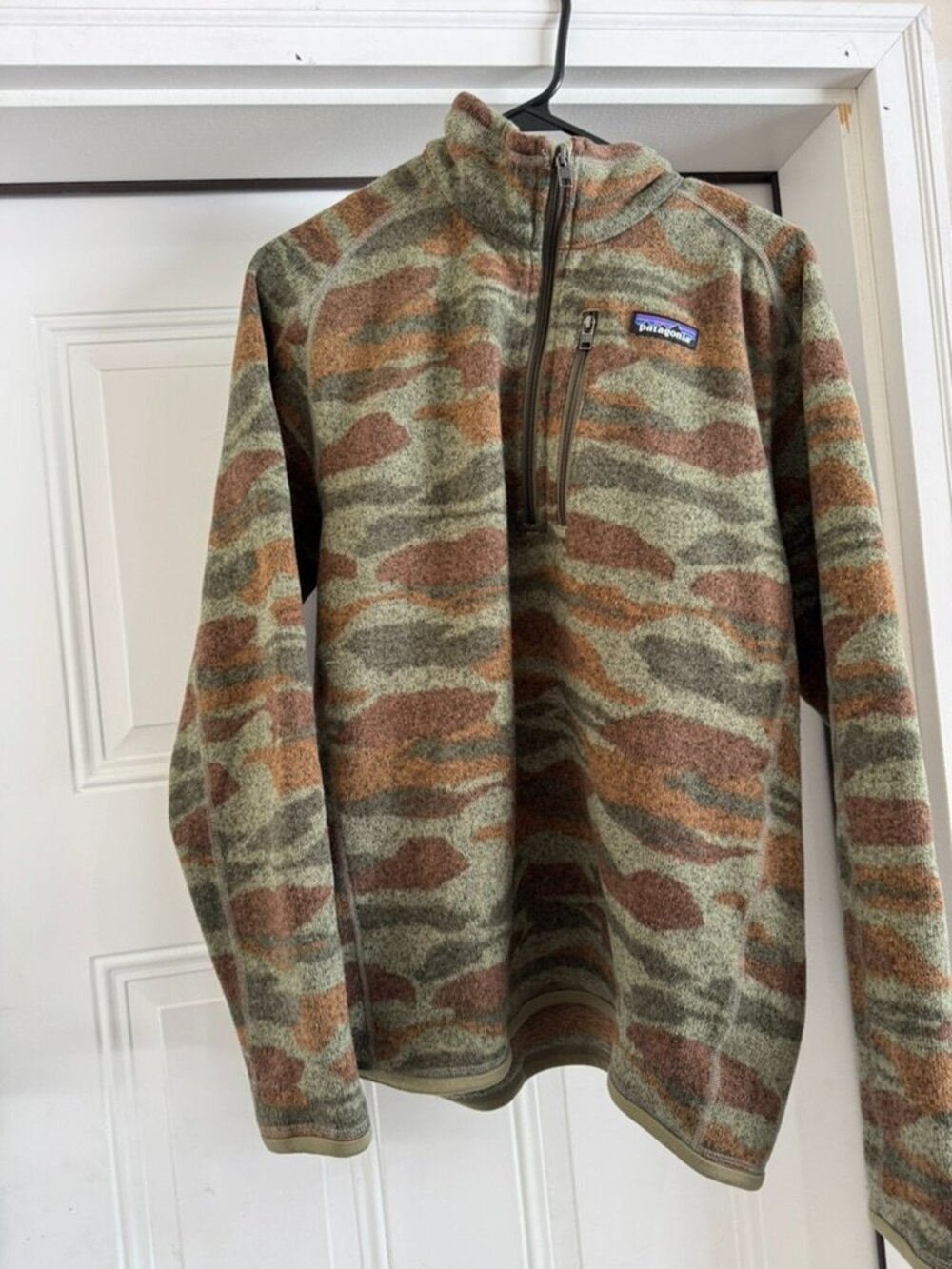 Patagonia Men's Better Sweater® 1/4-Zip Fleece - Camo - Medium